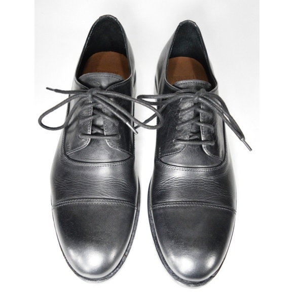 Frye Sam Shoes Size 9.5 Black Leather Oxfords SOLD - Picture 2 of 8